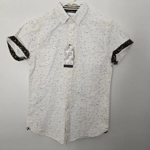 NWT Denim & Flower Men's Button Down Shirt Size Small Floral